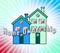 Home Ownership Icon Means Property Homeownership Investment Or Dream - 3d Illustration