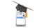 Home Oxygen Concentrator with education hat. 3D rendering