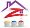 Home painting logo
