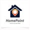 Home Point Logo Design Template