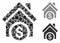 Home price Composition Icon of Unequal Parts