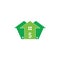 Home price tag symbol logo vector