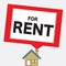 Home For Rent Home Business Concept Vector