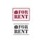 Home For Rent rubber stamp vector image