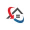 home restoration logo design after disaster repair property maintenance house renovation icon