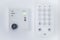 Home security panel keypad and air conditioning panel