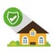 home security policy protected button shadow