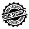 Home Security rubber stamp