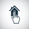 Home select finger icon for web