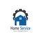 Home Service Construction logo Vector Template