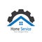 Home Service Construction logo Vector Template