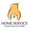 Home service logo template