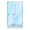 Home shower stall icon, cartoon style