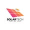 Home Solar Panel, Renewable Energy Technology Logo