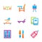 Home stuff icon set