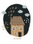 Home Sweet Home. Cute Hand Drawn Vector Illustration with Simple House with Hearts Rising from the Chimney.