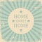 Home Sweet Home Signage Vintage Retro Shabby