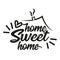 Home Sweet Home - Typography poster