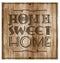 Home Sweet Home Wood Engraved Plaque Sign