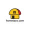 Home taco simple and modern logo icon template