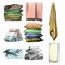 Home textile set towels pillows blankets