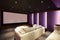 Home theater, luxury interior