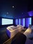 Home theater, luxury interior