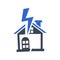 Home thunderstorm icon
