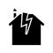 Home thunderstorm icon. Thunderbolt icon. Thunder Icon. Weather, flash.