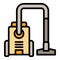 Home vacuum cleaner icon, outline style