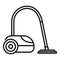 Home vacuum cleaner icon, outline style