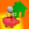 Home Value Report Piggybank Demonstrates Pricing Property For Mortgages Or Purchase - 3d Illustration