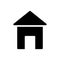 Home vector glyph flat icon