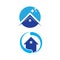Home Washing Logo icon set