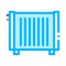 Home Water Radiator Heating Equipment Vector Icon