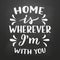 Home is wherever I`m with you