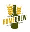 Homebrew vector logo template emblem design