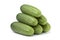 Homegrown organic cucumbers