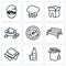 Homeless icons set. Vector Illustration.