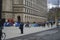 Homeless protesters camp out in St Peter\'s Square, manchester UK
