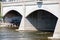 homeless shopping carts under bridge