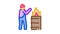 homeless warming flame Icon Animation