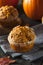 Homemade Autumn Pumpkin Muffin