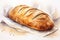 Homemade background loaf bread brown rustic bakery fresh flour food crust