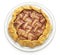 Homemade bacon lattice pie