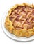 Homemade bacon lattice pie