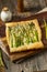 Homemade Baked Puff Pastry Asparagus Tart