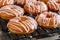 Homemade Baked Pumpkin Donuts with Glaze