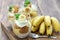 Homemade banana pudding