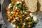 Homemade Braised Chickpeas with Yogurt